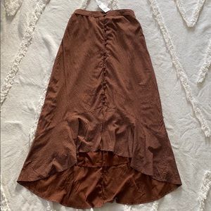 Abercrombie & Fitch high-low midi skirt